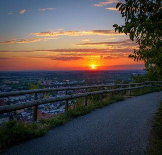 Abendstimmung über Heppenheim
